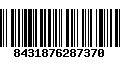 Código de Barras 8431876287370