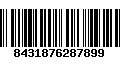 Código de Barras 8431876287899