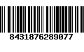 Código de Barras 8431876289077