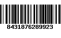 Código de Barras 8431876289923