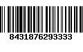 Código de Barras 8431876293333