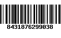 Código de Barras 8431876299038