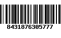 Código de Barras 8431876305777