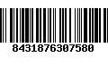 Código de Barras 8431876307580