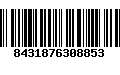 Código de Barras 8431876308853