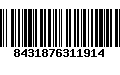 Código de Barras 8431876311914