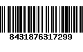 Código de Barras 8431876317299