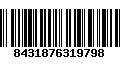 Código de Barras 8431876319798