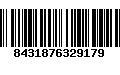 Código de Barras 8431876329179