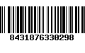 Código de Barras 8431876330298