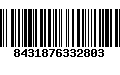 Código de Barras 8431876332803