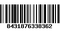Código de Barras 8431876338362
