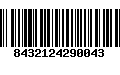 Código de Barras 8432124290043