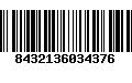 Código de Barras 8432136034376