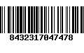 Código de Barras 8432317047478