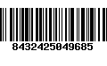 Código de Barras 8432425049685