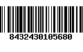 Código de Barras 8432430105680