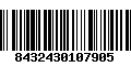 Código de Barras 8432430107905