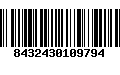 Código de Barras 8432430109794