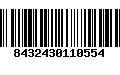 Código de Barras 8432430110554