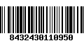 Código de Barras 8432430110950