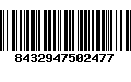 Código de Barras 8432947502477