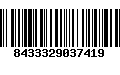 Código de Barras 8433329037419