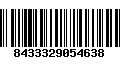 Código de Barras 8433329054638