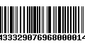 Código de Barras 84333290769680000140