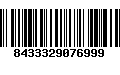 Código de Barras 8433329076999