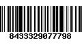 Código de Barras 8433329077798