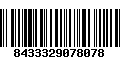 Código de Barras 8433329078078