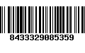 Código de Barras 8433329085359