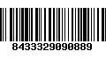 Código de Barras 8433329090889