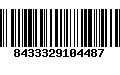 Código de Barras 8433329104487