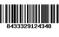 Código de Barras 8433329124348