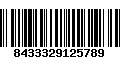 Código de Barras 8433329125789