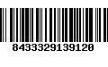 Código de Barras 8433329139120