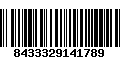 Código de Barras 8433329141789