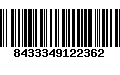 Código de Barras 8433349122362