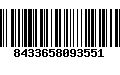 Código de Barras 8433658093551