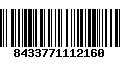 Código de Barras 8433771112160