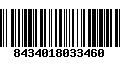 Código de Barras 8434018033460