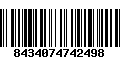 Código de Barras 8434074742498