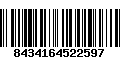 Código de Barras 8434164522597