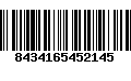 Código de Barras 8434165452145