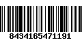 Código de Barras 8434165471191