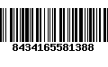 Código de Barras 8434165581388