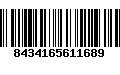 Código de Barras 8434165611689