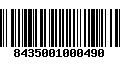 Código de Barras 8435001000490